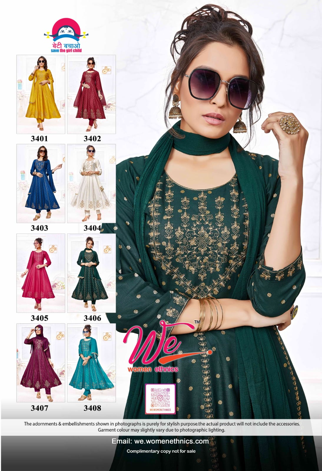 We Wisdom Slub Rayon Kurti With Bottom Dupatta Catalog
